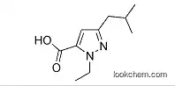 Molecular Structure of 1015845-75-6 (1-ETHYL-3-(2-METHYLPROPYL)-1H-PYRAZOLE-5-CARBOXYLIC ACID)